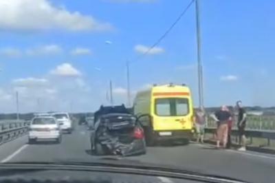 В аварии на Северной окружной дороге в Рязани пострадали три человека